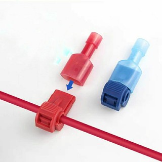 Combo 50 bộ cút nối dây điện chữ T phân nhánh - t cắm, cos nối điện, cút nối điện chữ T