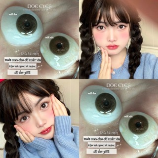 Kính Áp Tròng DOE EYES Lens VIVA BROWN Độ Cận 1