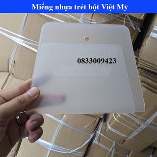 Miếng trét bột bằng nhựa trong suốt