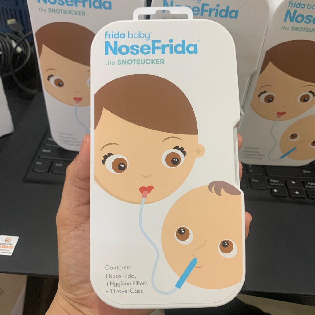 Dụng Cụ Hút Mũi, Hút Mũi Thụy Điển Nosefrida An Toàn Cho Bé Từ Sơ Sinh, Hàng chuẩn, Hút mũi NoseFrida