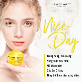 10 hộp kem dưỡng trắng da nice day nguyên tem princess whit
