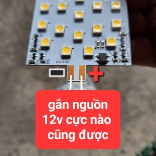 bảng đèn led trắng vàng 12v ~5w