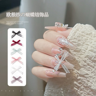 Charm nơ voan,charm nơ ren trang trí móng