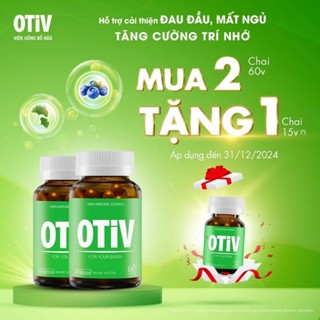 ✅[CHÍNH HÃNG] OTIV CẢI THIỆN MẤT NGỦ - ĐAU NỬA ĐẦU - TĂNG CƯỜNG TRÍ NHỚ <CÓ TEM TÍCH ĐIỂM ĐỔI QUÀ>
