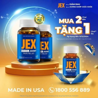 [CHÍNH HÃNG] JEX THẾ HỆ MỚI [VIÊN UỐNG GIẢM ĐAU,TÁI TẠO SỤN KHỚP GIÚP XƯƠNG CHẮC KHỎE]CÓ TEM ĐỔI QUÀ
