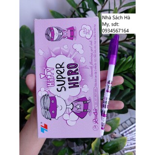 Bút gel thiên long gel-07 - mực tím 0.5mm