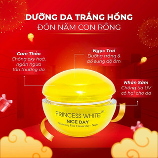 5 hộp kem dưỡng trắng da nice day princess white