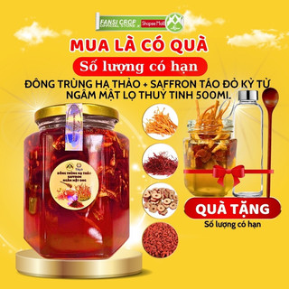 Đông Trùng Hạ Thảo Fansi ngâm Saffron mật ong, 500ml
