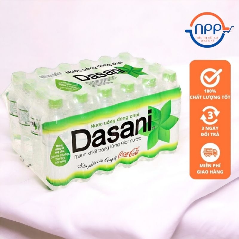 Nước Suối Tinh Khiết Dasani Chai 500ml (24chai/thùng)