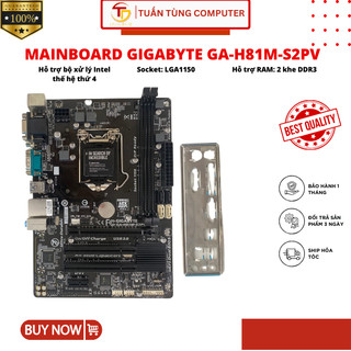 Mainboard Gigabyte H81M-S2PV - Phụ kiện máy tính hàng chính hãng