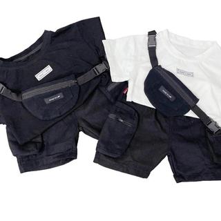  Set bộ ÁO THUN QUẦN KAKI TÚI HỘP kèm túi đeo chéo cho bé trai từ 8-28Kg