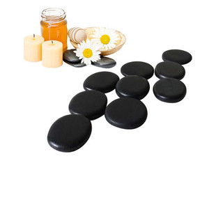 Đá tròn massage, Đá núi lửa kích thước 8*8cm, ĐÁ NÓNG SPA