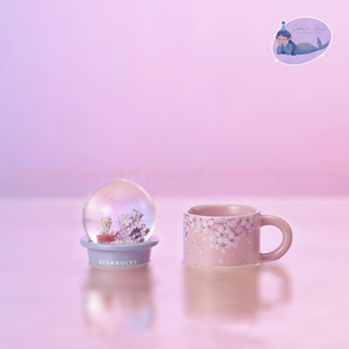 [Limited Stock] STARBUCKS CỐC SỨ CHERRY BLOSSOM GLOBE MUG 89ML