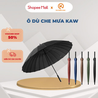 Ô Che Mưa Loại To 24 Nan, Dù KAW Che Mưa, Dù Đi Mưa Siêu To, Siêu Cứng, Chắc Chắn, Chống Tia UV, Không Bị Lật 