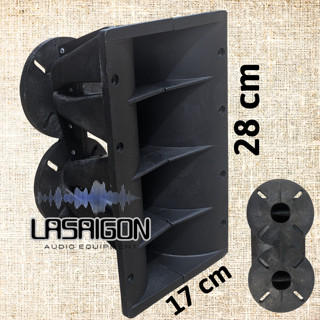 Phểu loa treble ARRAY ĐÔi 40 kích thước 17x28 dùng cho 2 loa từ Neo 450 và 750 , giá 1 cái họng kèn 750