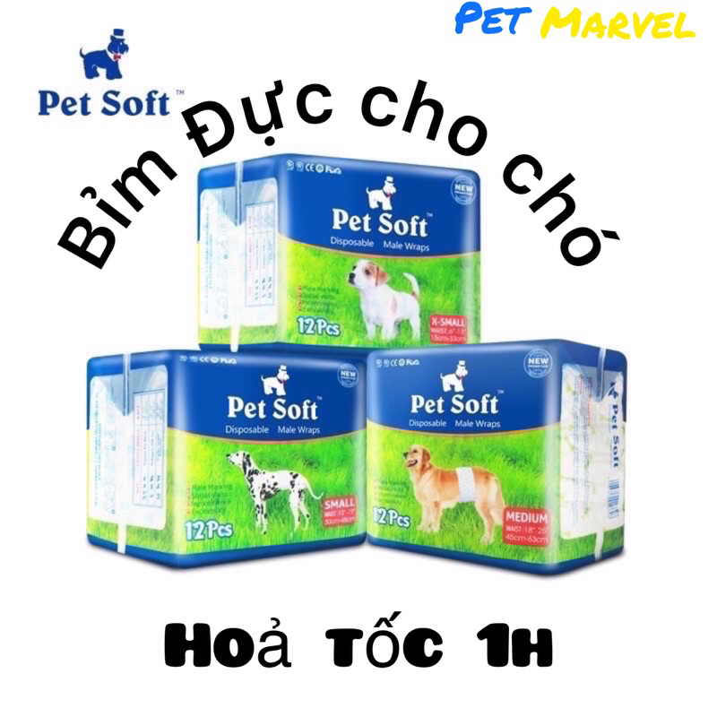 Bỉm dành riêng cho chó đực Pet Soft