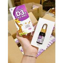 Vitamin D3 K2 MK7 nhỏ giot giúp bé hấp thụ tăng trưởng chiều cao, cân nặng, chống còi xương, Suy dinh dưỡng - Lọ 10ml