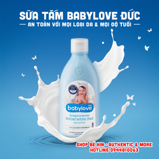 Sữa tắm trẻ em Babylove Sensitiv Đức, 500ml, dành cho bé từ sơ sinh và da nhạy cảm