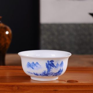 Chén Sứ Cảnh Đức Dùng Thưởng Trà Dung Tích 50 ml