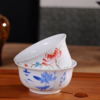 Chén Sứ Cảnh Đức Dùng Thưởng Trà Dung Tích 50 ml