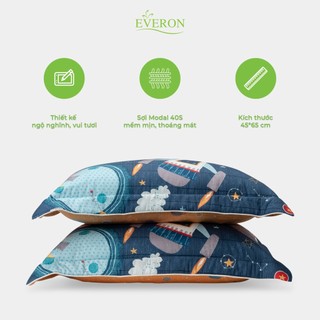 Vỏ gối nằm 35x50cm  Everon ( nhiều màu sắc)