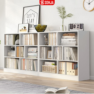 Kệ sách để sàn nhiều ngăn hiện đại phong cách bắc âu thương hiệu sohja - gp217