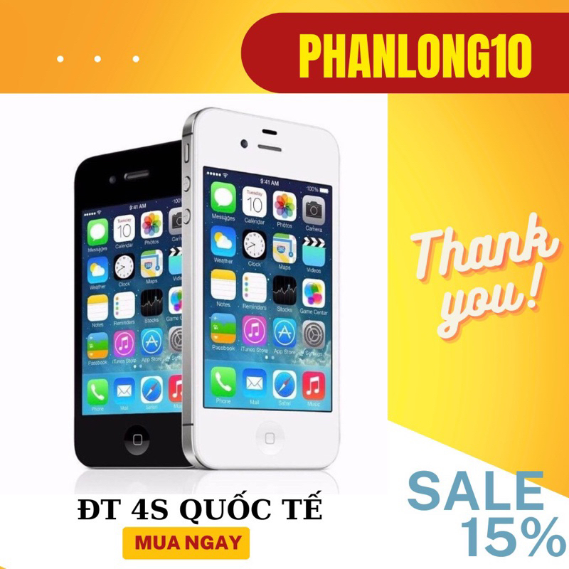 sưu tầm, nghe gọi máy phụ i.(phone)4,4S quốc tế kèm sạc