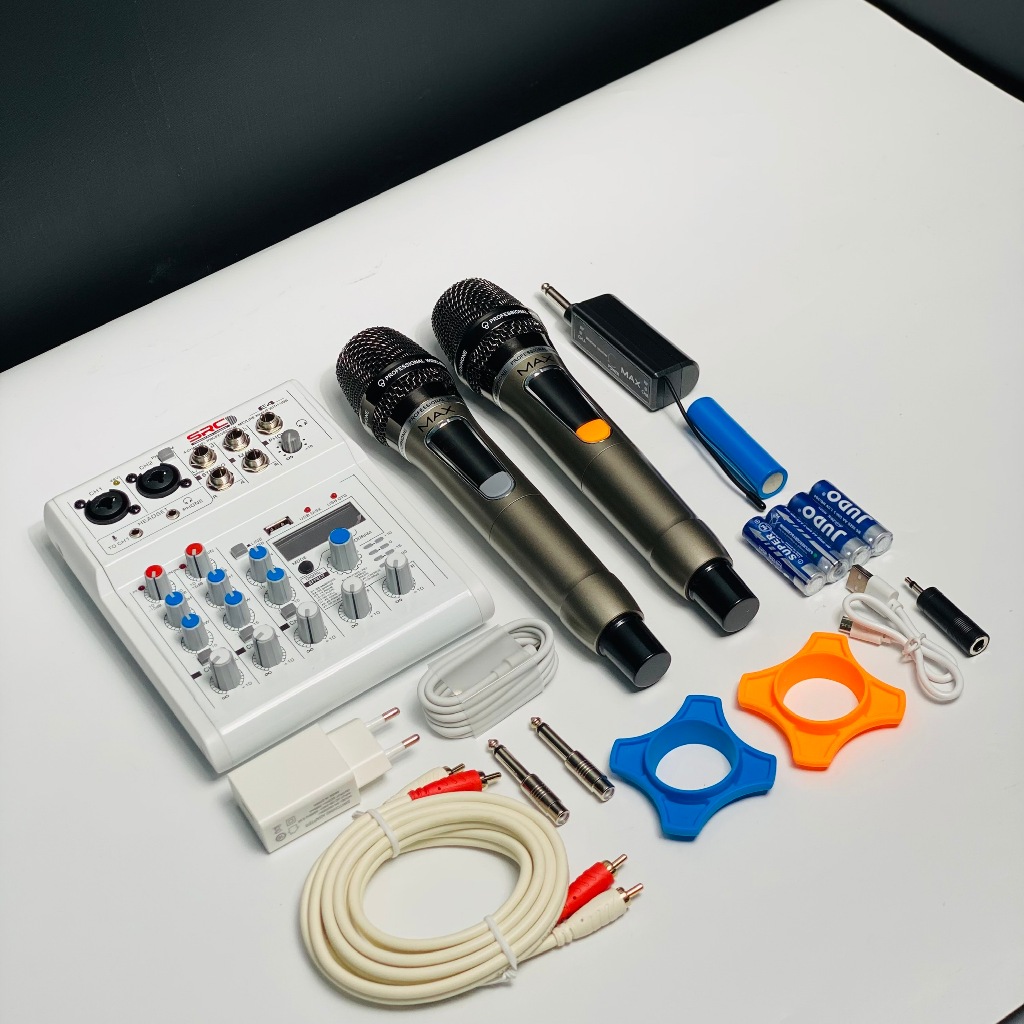 [Xã Kho] [ Xả Kho ] Combo Mixer Thu Âm Livestream Karaoke E4 và Mic Max32 Chính Hãng Giá Tốt -  Bảo 