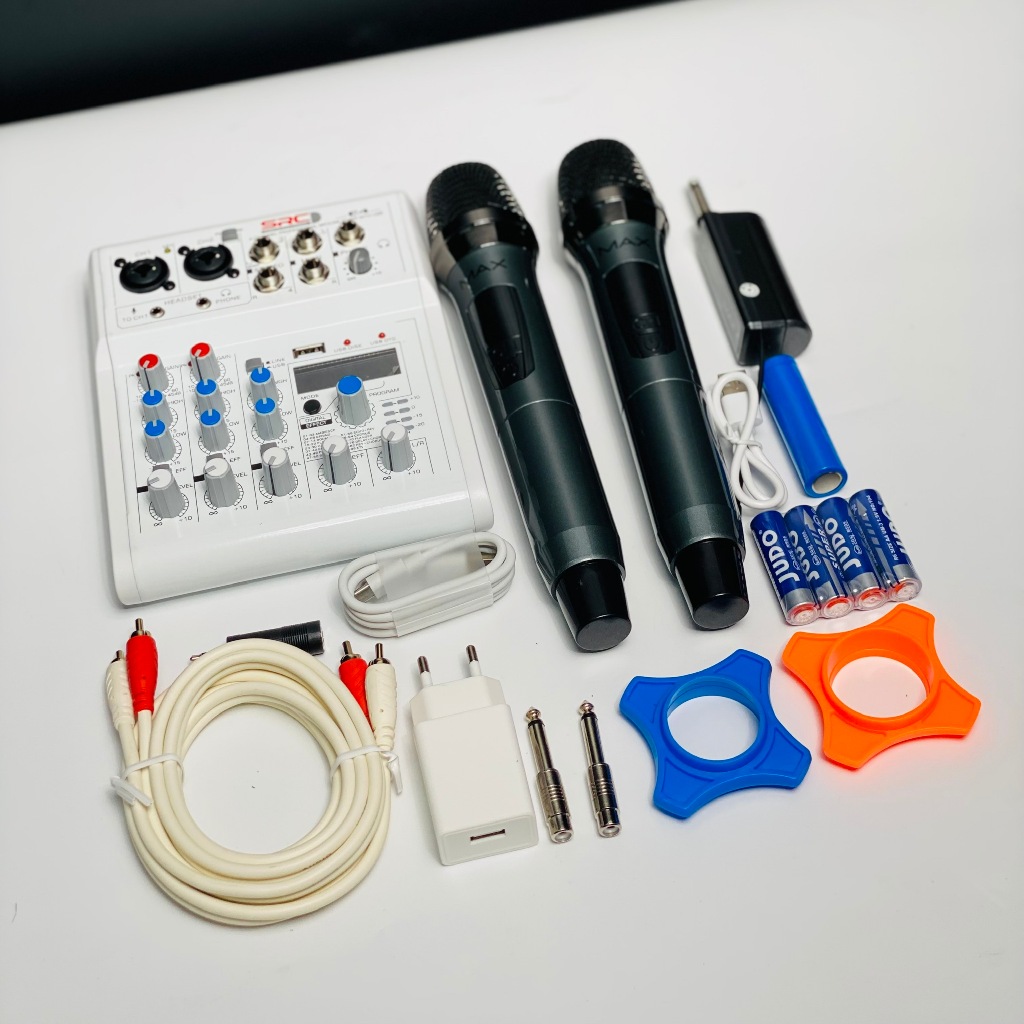 [ Giảm Giá ] Combo Mixer Thu Âm Livestream Karaoke E4 và Max39 Chính Hãng Giá Tốt - Siêu Phẩm Âm Tha