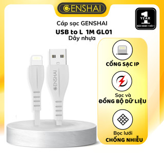 Dây cáp sạc điện thoại đồng bộ dữ liệu Genshai GT01 USB to Type C 1m chính hãng giá tốt, có độ bền cao
