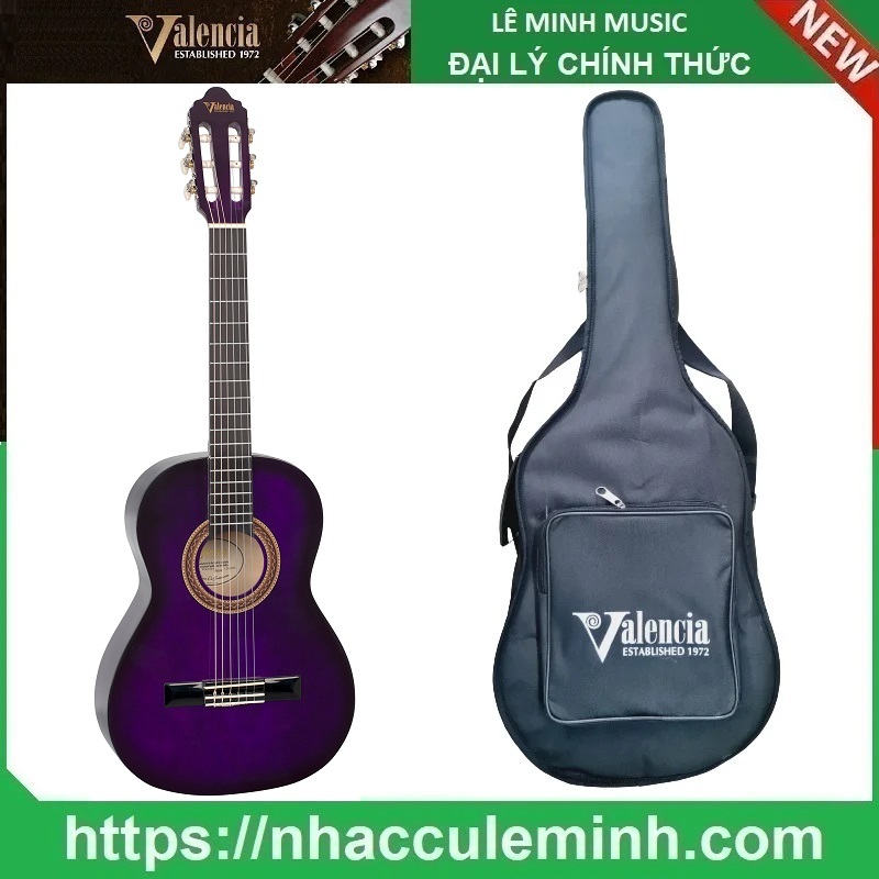 Đàn Guitar Classic Valencia VC 103 PPS (Size 3/4)