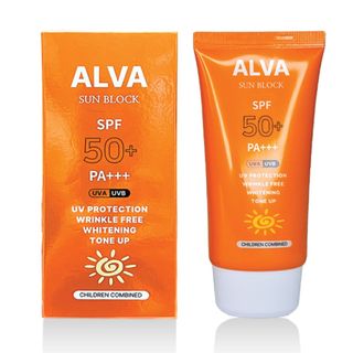Kem chống nắng alva whitening uv sun block spf 50+/ pa +++ 70ml