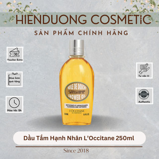 Sữa Tắm Hạnh Nhân L’Occitane Almond Shower Oil 250ml | Dầu tắm Loccitane