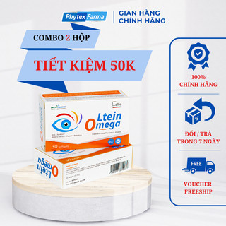 Combo 2 hộp viên uống bổ mắt tăng cường thị lực Ltein Omega Hôp 30 viên