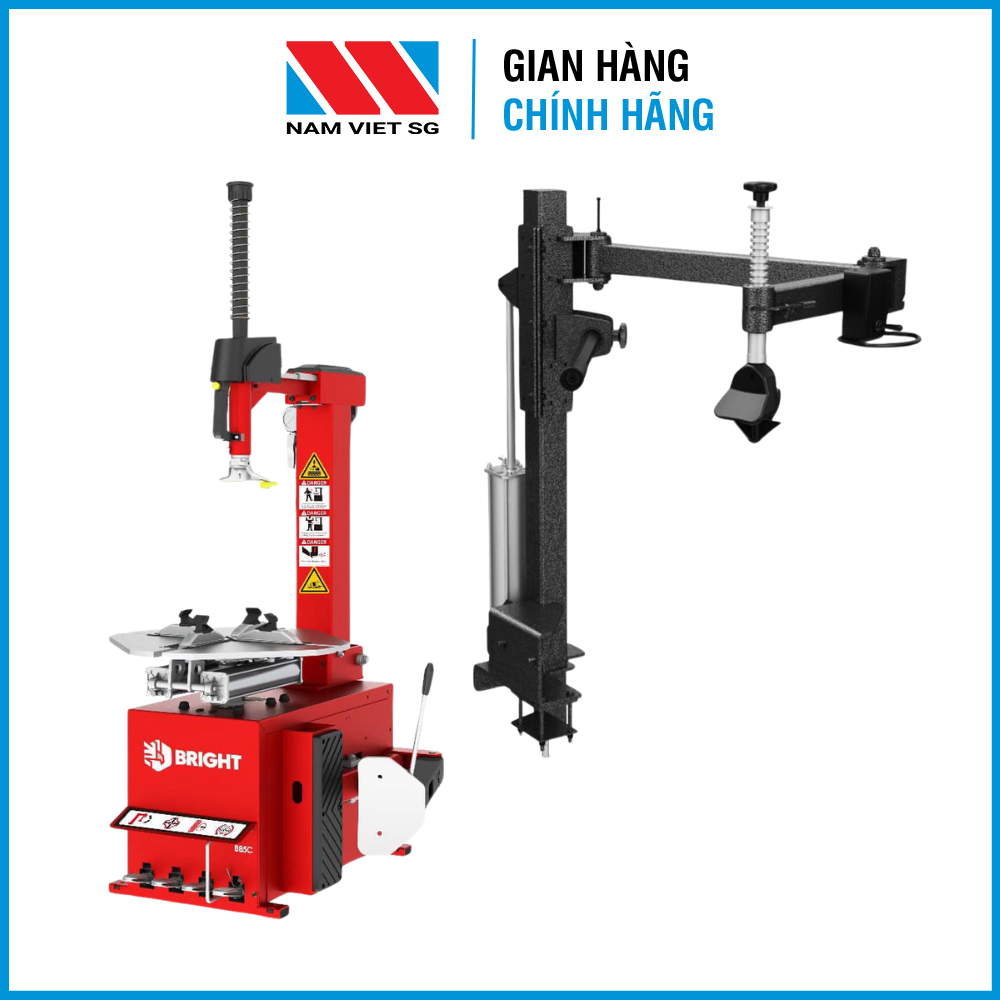 Máy tháo vỏ xe, máy ra vào lốp xe tay ga, xe máy, ô tô, xe tải BRIGHT LC-885C+328