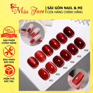 Sơn mắt mèo đỏ siêu cháy - Sơn mắt mèo kim cương đỏ siêu hot