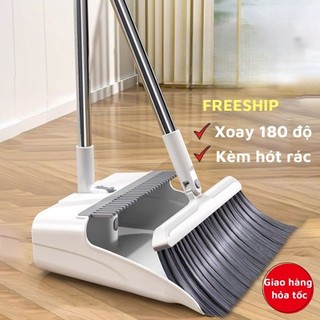 Chổi Quét Nhà Thông Minh Chổi Quét Nhà Xoay 180 Độ cán dài có tay cầm tiện lợi