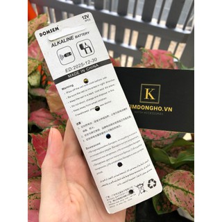 Vỉ pin A27 Camelion 12V thay điều khiển cửa cuốn chính hãng Đức ( vỉ 5 viên )