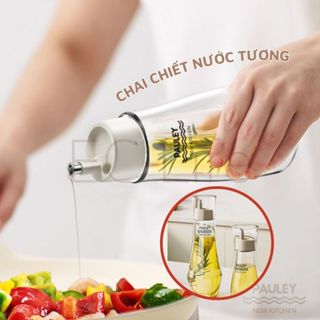 Chai đựng dầu ăn, chai chiết dầu ăn nước tương nước mắm bằng thủy tinh