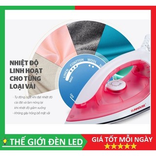 Bàn ủi khô Sunhouse 1072 1200w hàng chính hãng