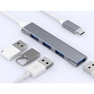 HUB CHUYỂN ĐỔI USB : TYPE C SANG 4 CỔNG USB 3.0