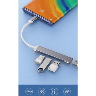 HUB CHUYỂN ĐỔI USB : TYPE C SANG 4 CỔNG USB 3.0