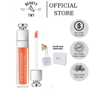 Son kem dưỡng dior collagen, son dior addict lip maximizer 004 coral màu cam san hô 6ml