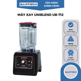  Máy Xay Sinh Tố Công Nghiệp Uniblend UB - 712 Công Suất 1680W Siêu Khoẻ, Cối Siêu Dày 1.8L - Bartech