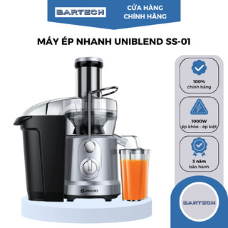  Máy Ép Trái Cây Công Nghiệp Uniblend SS-01 1000W Siêu Khoẻ, Ép Tối Đa Nước, Ép Cực Nhanh - Bartech