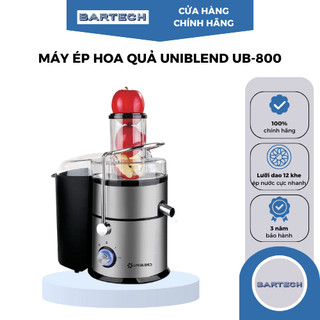  Máy ép hoa quả Uniblend UB-800 Công Suất Lớn 800W Siêu Mạnh Mẽ, Ép Kiệt Nước, Không Bị Tách Nước - Bartech