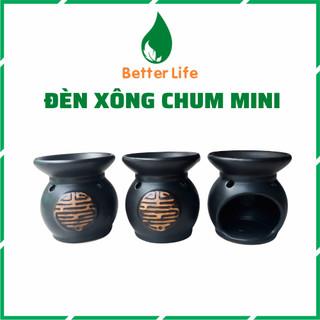 Đèn xông tinh dầu đốt bằng nến mini dễ thương gốm sứ Bát Tràng - Better Life