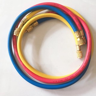 Dây nạp ga điều hòa 90cm, 3 màu, dây sạc ga R22, R410 máy lạnh chuyên dụng hongsen