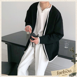Áo Khoác Vest Blazer Nam Cổ viền Trắng Tay Dài