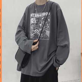 Áo thun tay dài form rộng ,áo phông dài tay chất cotton dày đẹp in hình BEAR